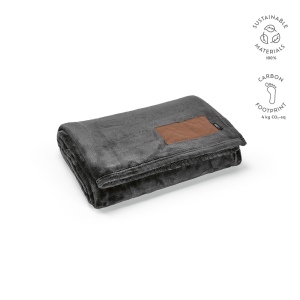 Plaid Van Eyck en rPET 240 g/m², patch personnalisable. 5