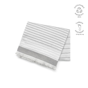 Plaid Ernst rCOTON 220 g/m², fabriqué au Portugal. 2