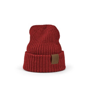 Bonnet Cobain en rPET et laine. Patch personnalisable 11