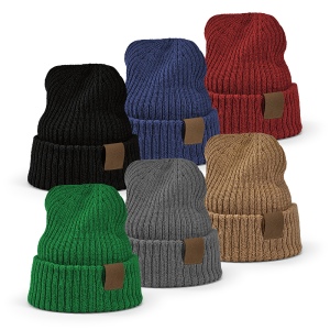 Bonnet Cobain en rPET et laine. Patch personnalisable 14