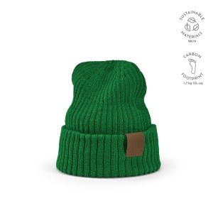 Bonnet Cobain en rPET et laine. Patch personnalisable 6
