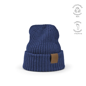 Bonnet Cobain en rPET et laine. Patch personnalisable 3