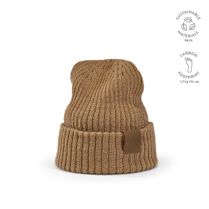Bonnet Cobain en rPET et laine. Patch personnalisable 7