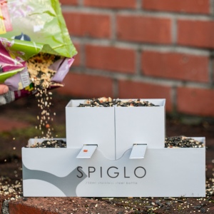 Gourde Spiglo rInox 780ml. Double paroi, étanche. Bouchon rotatif 26