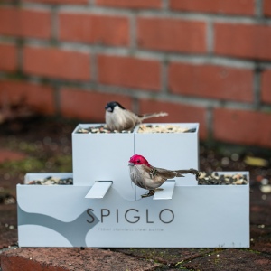Gourde Spiglo rInox 780ml. Double paroi, étanche. Bouchon rotatif 27