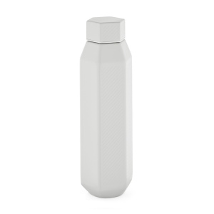 Gourde Hexagul rInox 530ml.Double paroi, étanche.Forme hexagonale 6