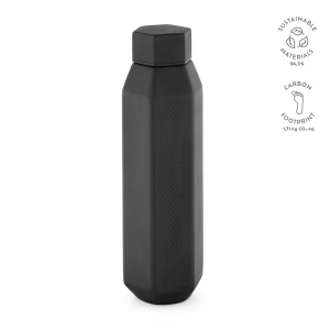 Gourde Hexagul rInox 530ml.Double paroi, étanche.Forme hexagonale 2