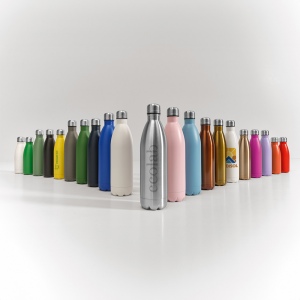 Gourde Mississippi 450 rInox 430ml. Double paroi, étanche. 107