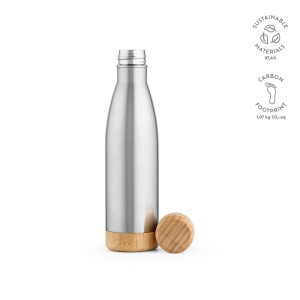 Gourde Rio Grande rInox et Bambou 530ml. Double paroi, étanche 2
