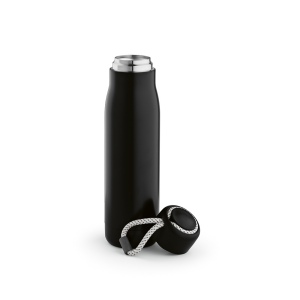 Gourde Lena rInox 570ml. IDouble paroi, étanche,poignée en rPET 7