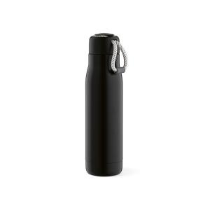 Gourde Lena rInox 570ml. IDouble paroi, étanche,poignée en rPET 24