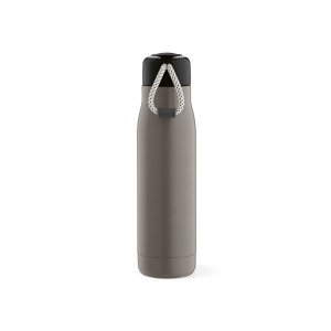 Gourde Lena rInox 570ml. IDouble paroi, étanche,poignée en rPET 40