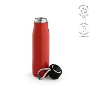 Gourde Lena rInox 570ml. IDouble paroi, étanche,poignée en rPET 4