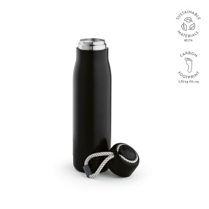Gourde Lena rInox 570ml. IDouble paroi, étanche,poignée en rPET 2