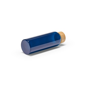 Gourde Indus en verre borosilicate,bouchon bambou 510ml. Etanche 30
