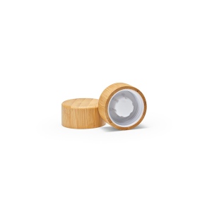 Gourde Indus en verre borosilicate,bouchon bambou 510ml. Etanche 38