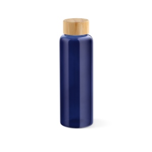 Gourde Indus en verre borosilicate,bouchon bambou 510ml. Etanche 15