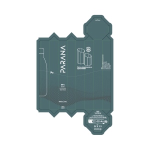 Gourde Paraná,rInox 550ml.Double paroi, étanche.Stérilisateur UV 14