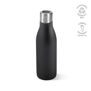 Gourde Paraná,rInox 550ml.Double paroi, étanche.Stérilisateur UV