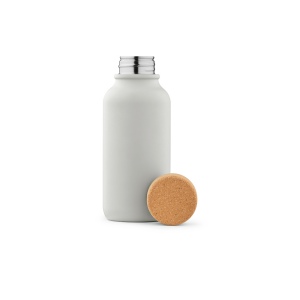 Gourde Volga rInox 530ml. Bouchon  liège. Paroi simple, étanche 16