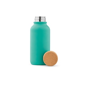 Gourde Volga rInox 530ml. Bouchon  liège. Paroi simple, étanche 17