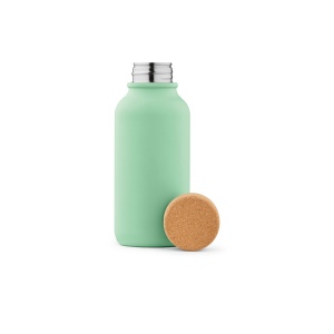 Gourde Volga rInox 530ml. Bouchon  liège. Paroi simple, étanche 18