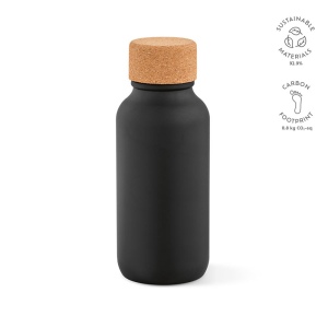 Gourde Volga rInox 530ml. Bouchon  liège. Paroi simple, étanche 37