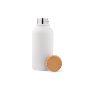 Gourde Volga rInox 530ml. Bouchon  liège. Paroi simple, étanche 15
