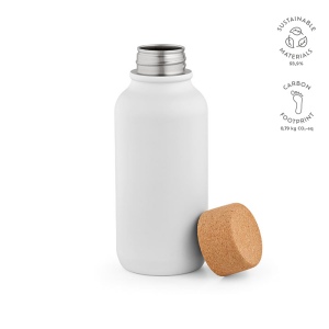 Gourde Volga rInox 530ml. Bouchon  liège. Paroi simple, étanche 3
