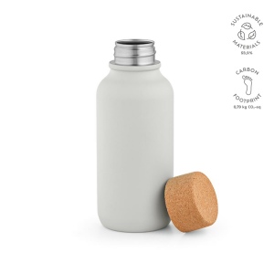 Gourde Volga rInox 530ml. Bouchon  liège. Paroi simple, étanche 4