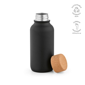 Gourde Volga rInox 530ml. Bouchon  liège. Paroi simple, étanche