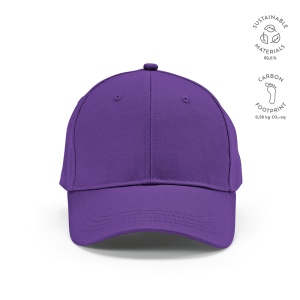 Casquette Darrell en rCOTON 280 g/m². 6 pans, boucle métallique 15