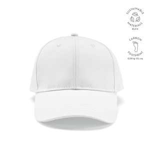 Casquette Darrell en rCOTON 280 g/m². 6 pans, boucle métallique 7