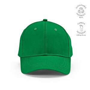 Casquette Darrell en rCOTON 280 g/m². 6 pans, boucle métallique 9