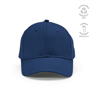 Casquette Darrell en rCOTON 280 g/m². 6 pans, boucle métallique 16