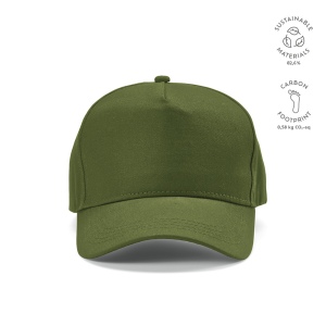 Casquette Hendrix, rCOTON 280 g/m². 5 pans, boucle métallique 17