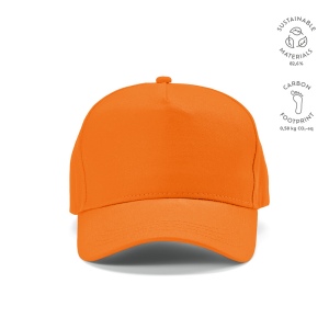 Casquette Hendrix, rCOTON 280 g/m². 5 pans, boucle métallique 14