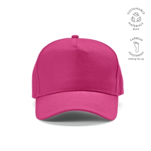 Casquette Hendrix, rCOTON 280 g/m². 5 pans, boucle métallique 12