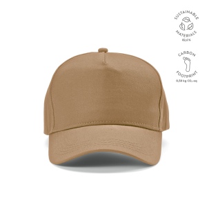 Casquette Hendrix, rCOTON 280 g/m². 5 pans, boucle métallique 18