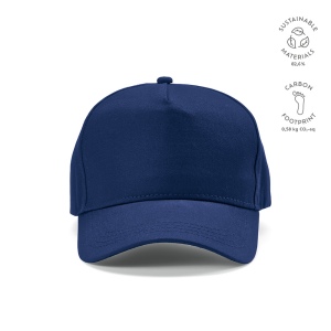 Casquette Hendrix, rCOTON 280 g/m². 5 pans, boucle métallique 16