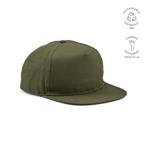 Casquette Cornell, rCOTON 280 g/m². 5 pans, fermeture à pression 6