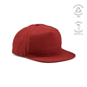 Casquette Cornell, rCOTON 280 g/m². 5 pans, fermeture à pression 5