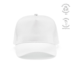 Casquette Zappa, rPET et rCOTON. 5 pans, fermeture à pression 5