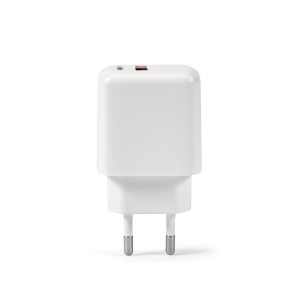 Chargeur mural Franklin, rABS, 20W, USB-C &amp; A, charge rapide 9