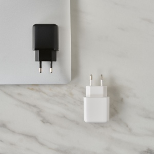 Chargeur mural Franklin, rABS, 20W, USB-C &amp; A, charge rapide 12