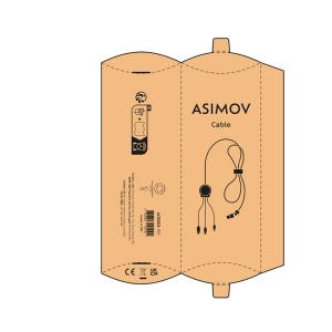 Câble de charge Asimov 5-en-1 bambou/rPET,lumineux,charge rapide 9