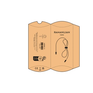 Câble de charge Ramanujan,rPET 1m,USB-C/Lightning,charge rapide 11