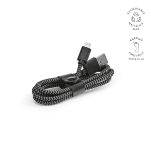 Câble de charge Bernoulli, rPET 1m, USB-A vers Lightning 2