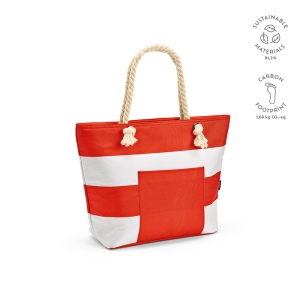 Sac isotherme Athens 15L rPET, poches et poignées coton 2