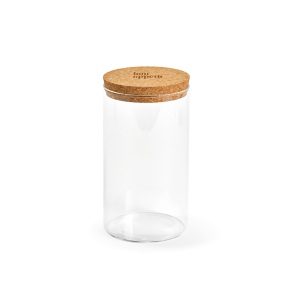 Bocal Magritte 1000 verre borosilicaté 1015 ml, couvercle liège 12